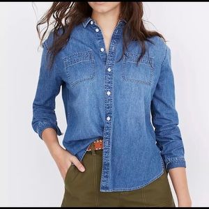 NWT Madewell Denim Shirt in Hutcherson wash